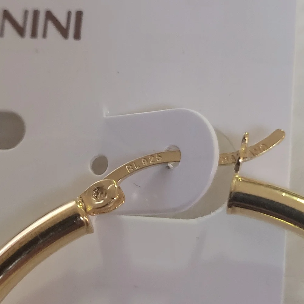 Giani Bernini Gold over Sterling Silver Hoop Earrings
